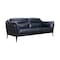 Armen Living Franz 87" Modern Blue Genuine Leather Sofa LCFR3MBLU - alternate 5
